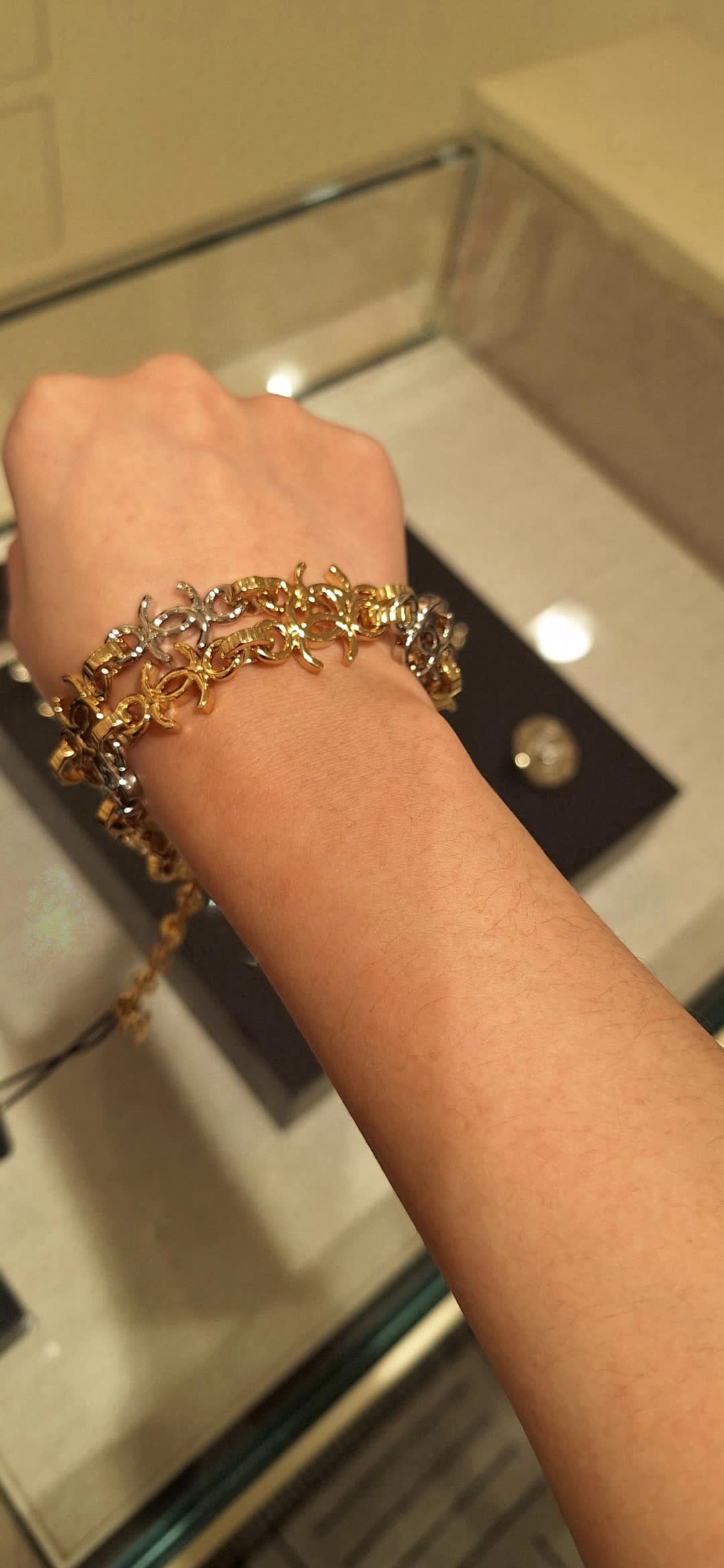 Chanel CC Logo Bracelet