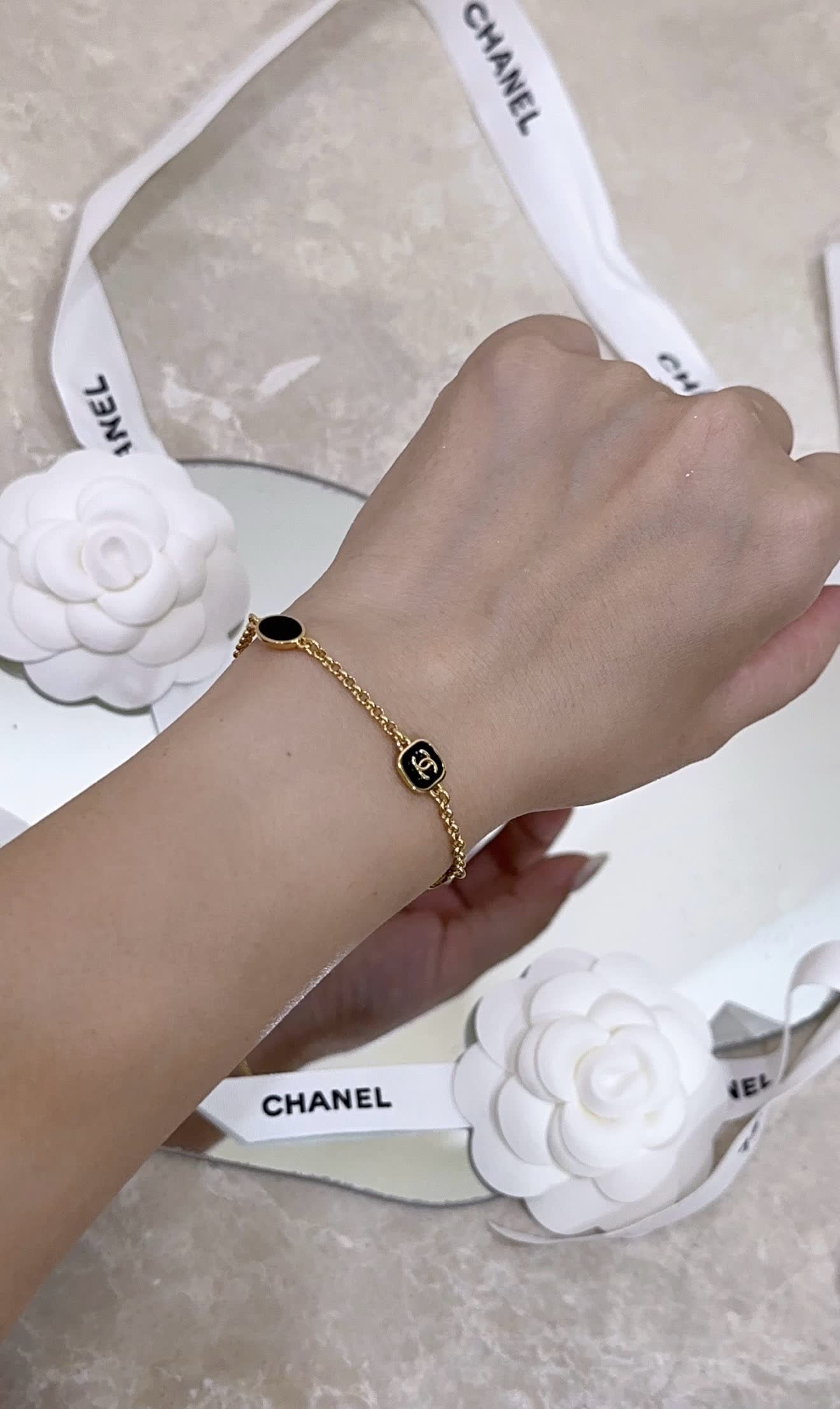 Chanel CC Logo Bracelet