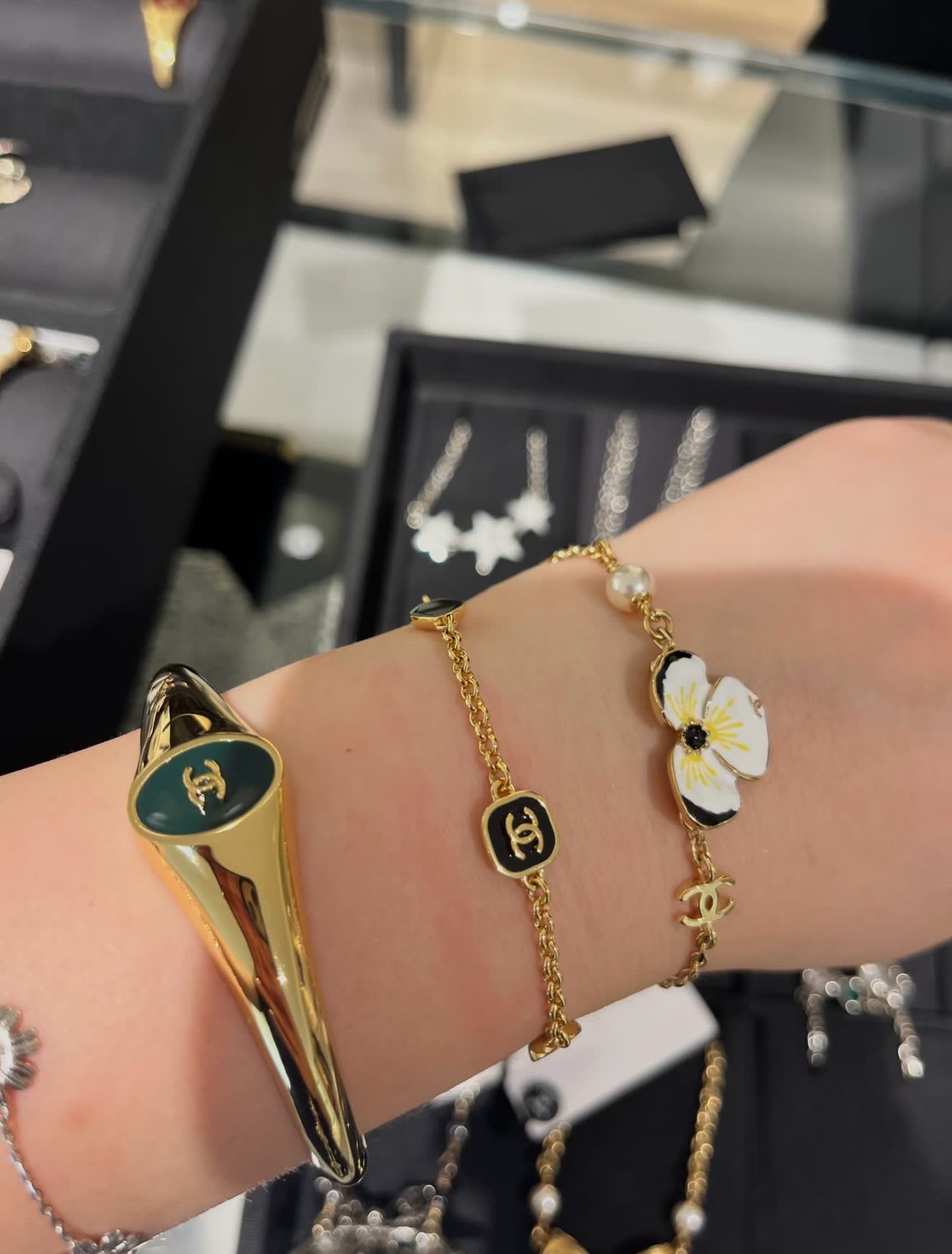 Chanel CC Logo Bracelet