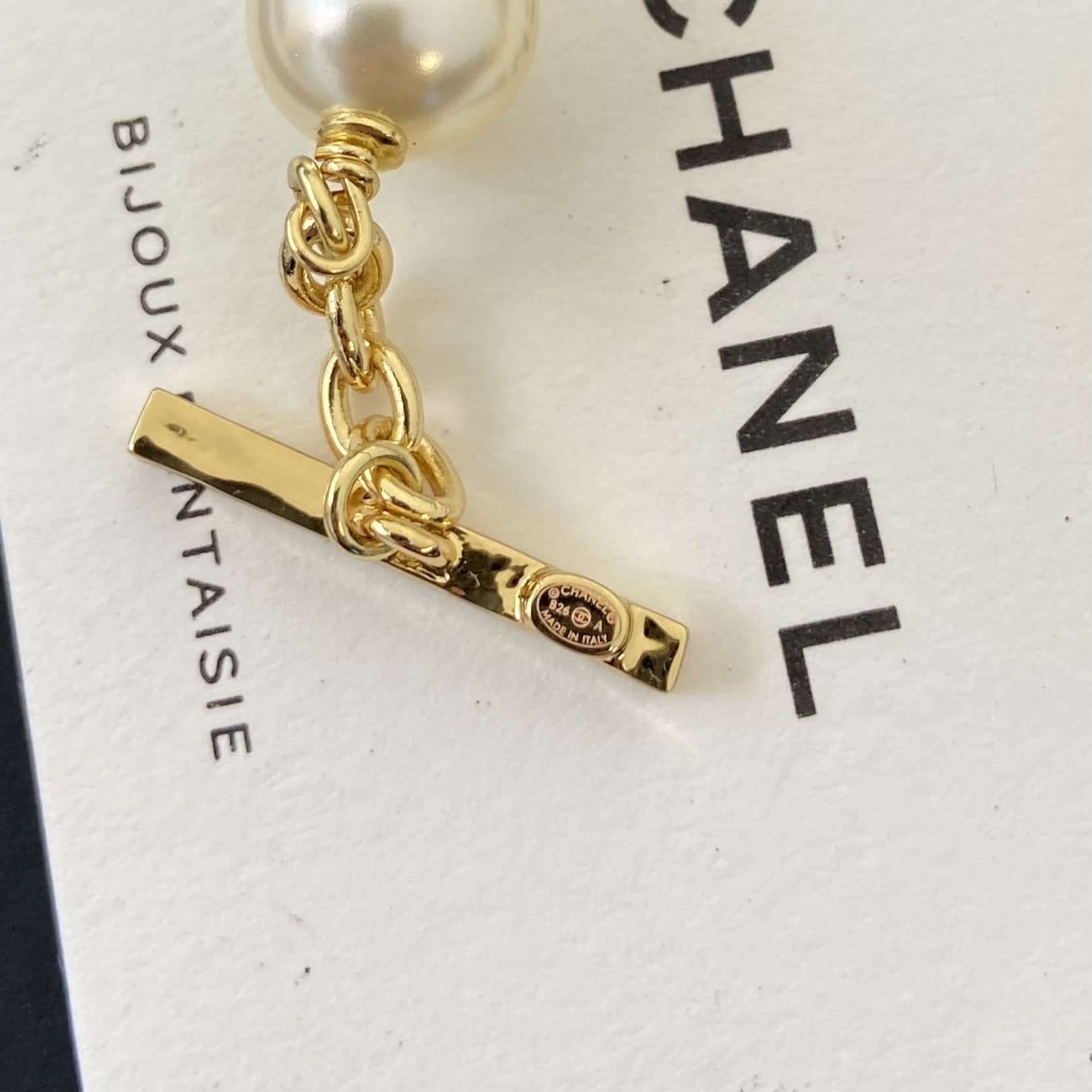 Chanel Gold-tone Pearl Bracelet