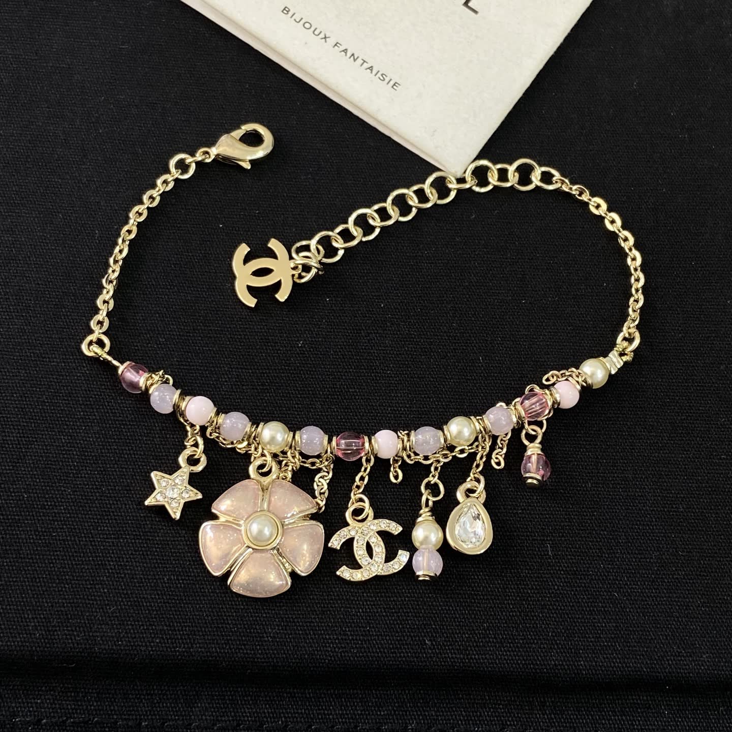 Chanel Bijoux Fantaisie Charm Bracelet