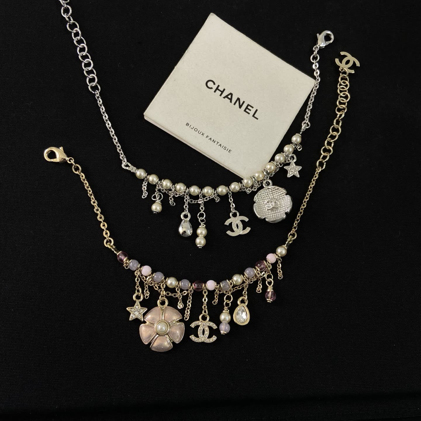 Chanel Bijoux Fantaisie Charm Bracelet