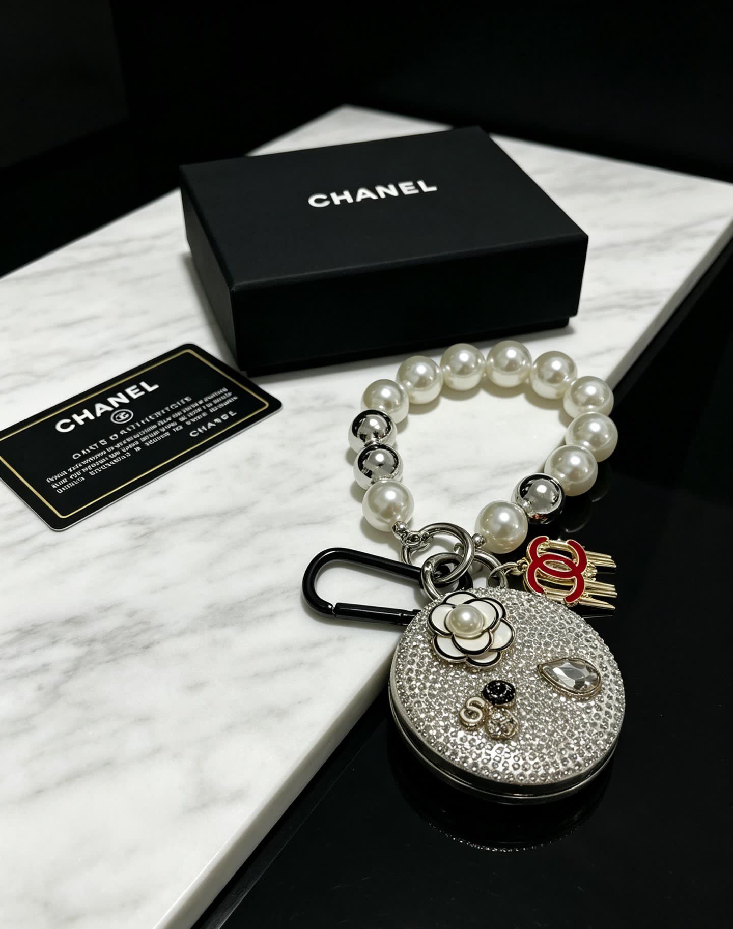 Chanel Pearl Charm Bracelet Chanel Pearl Charm Bracelet