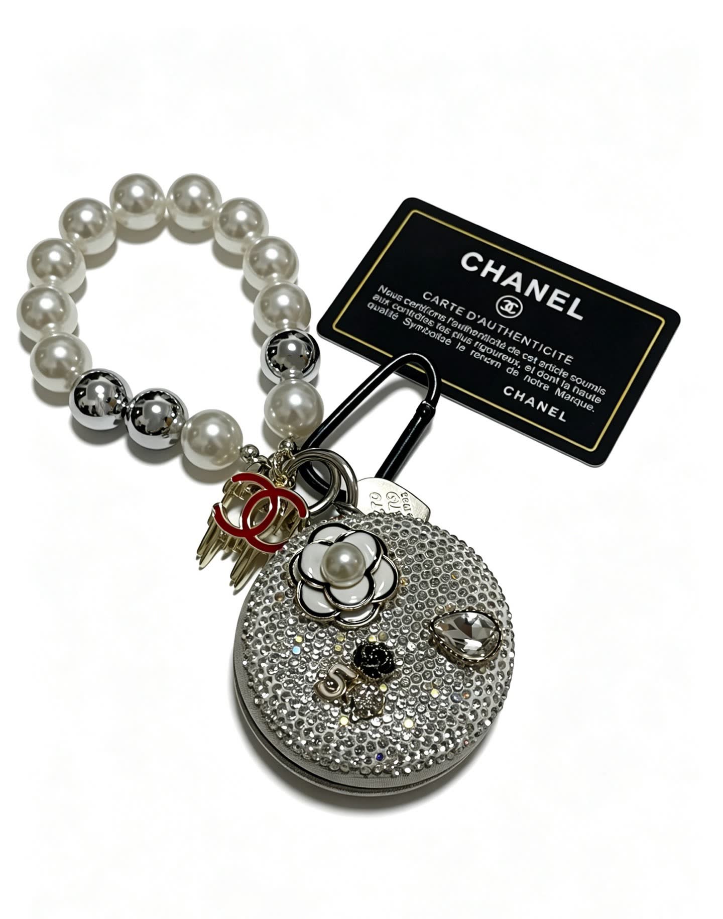 Chanel Pearl Charm Bracelet
