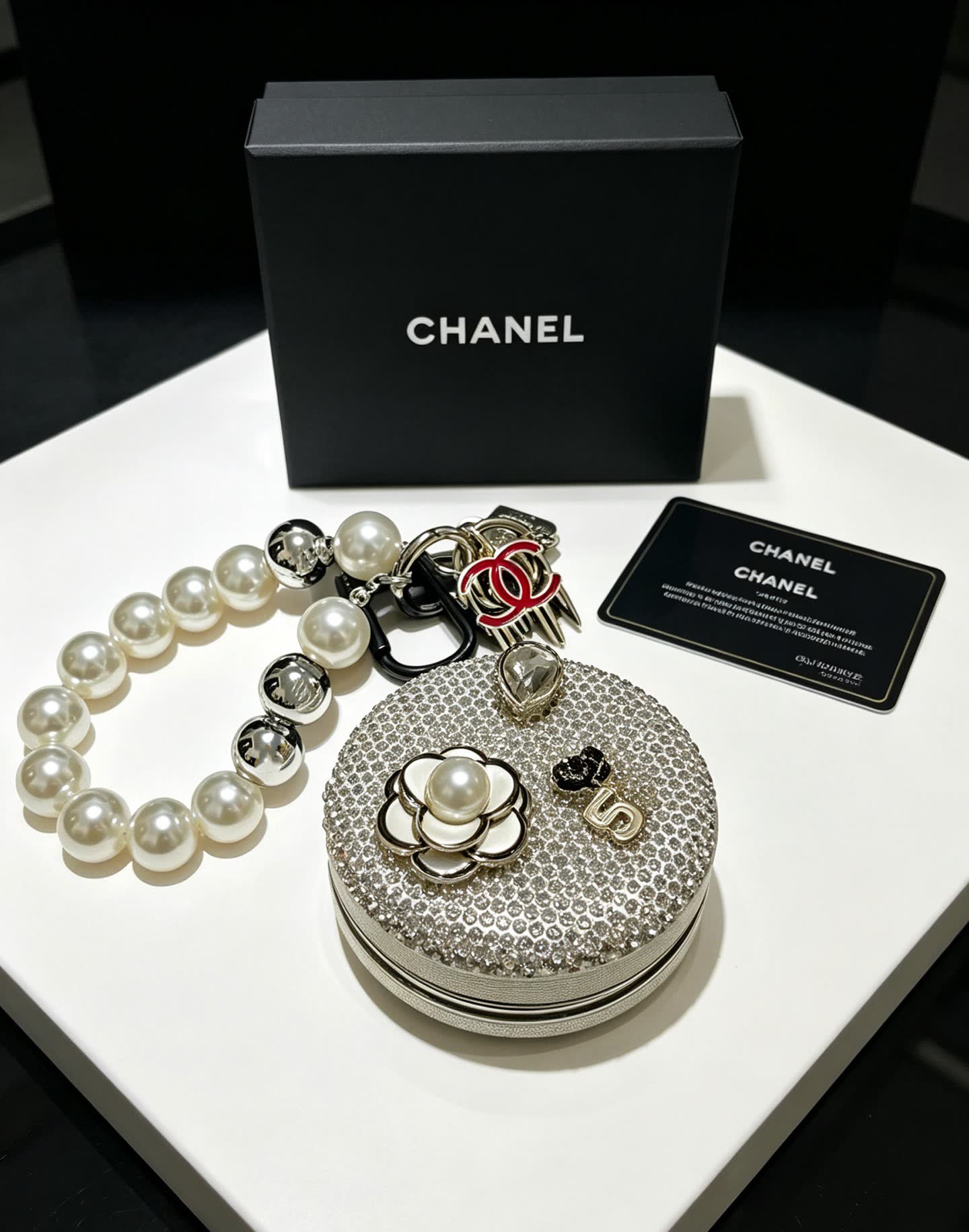 Chanel Pearl Charm Bracelet