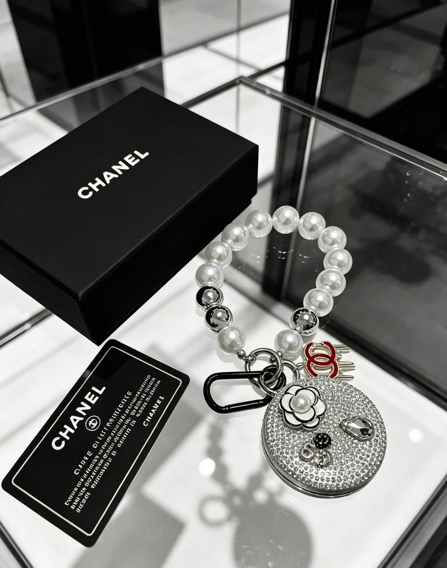 Chanel Pearl Charm Bracelet
