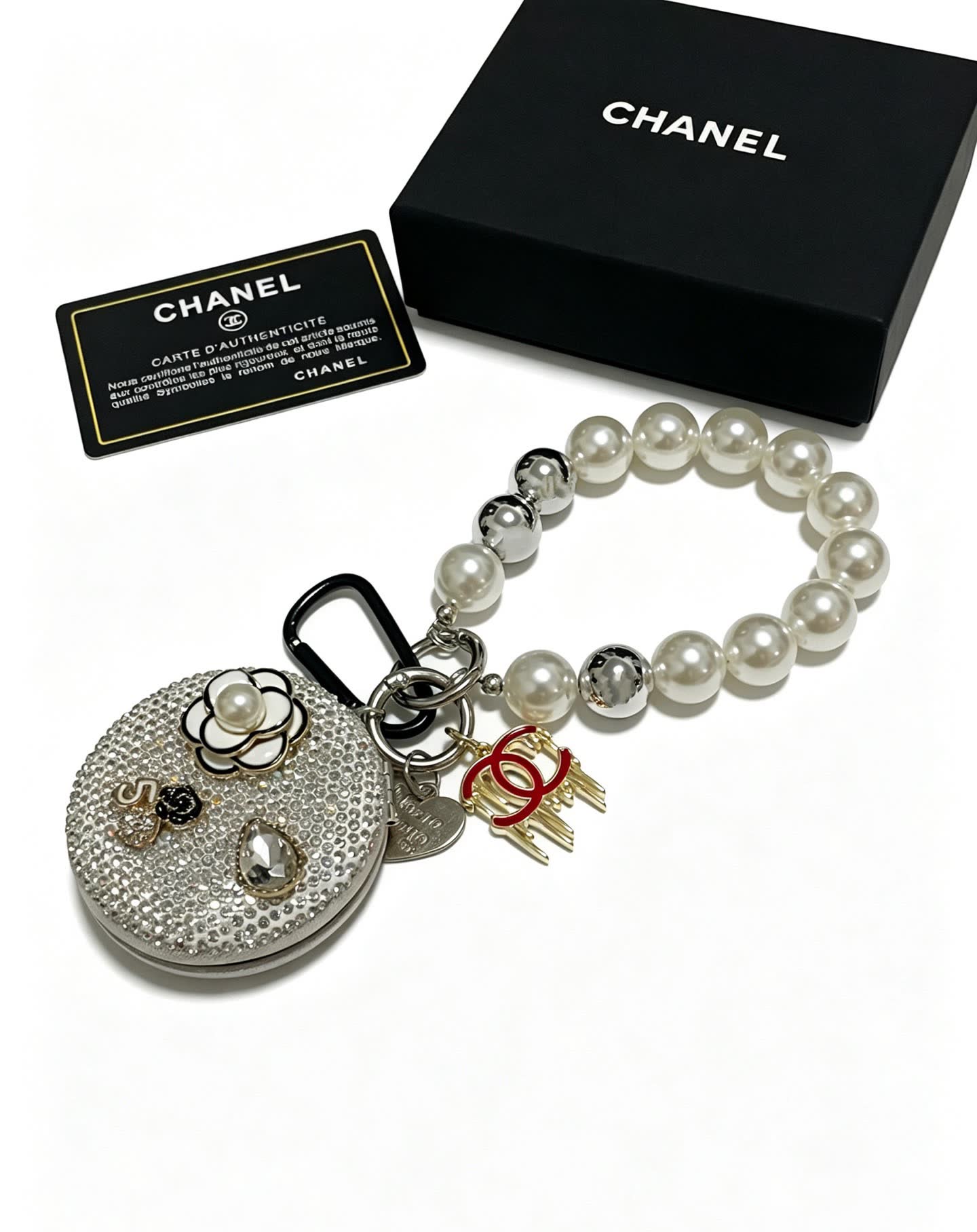 Chanel Pearl Charm Bracelet