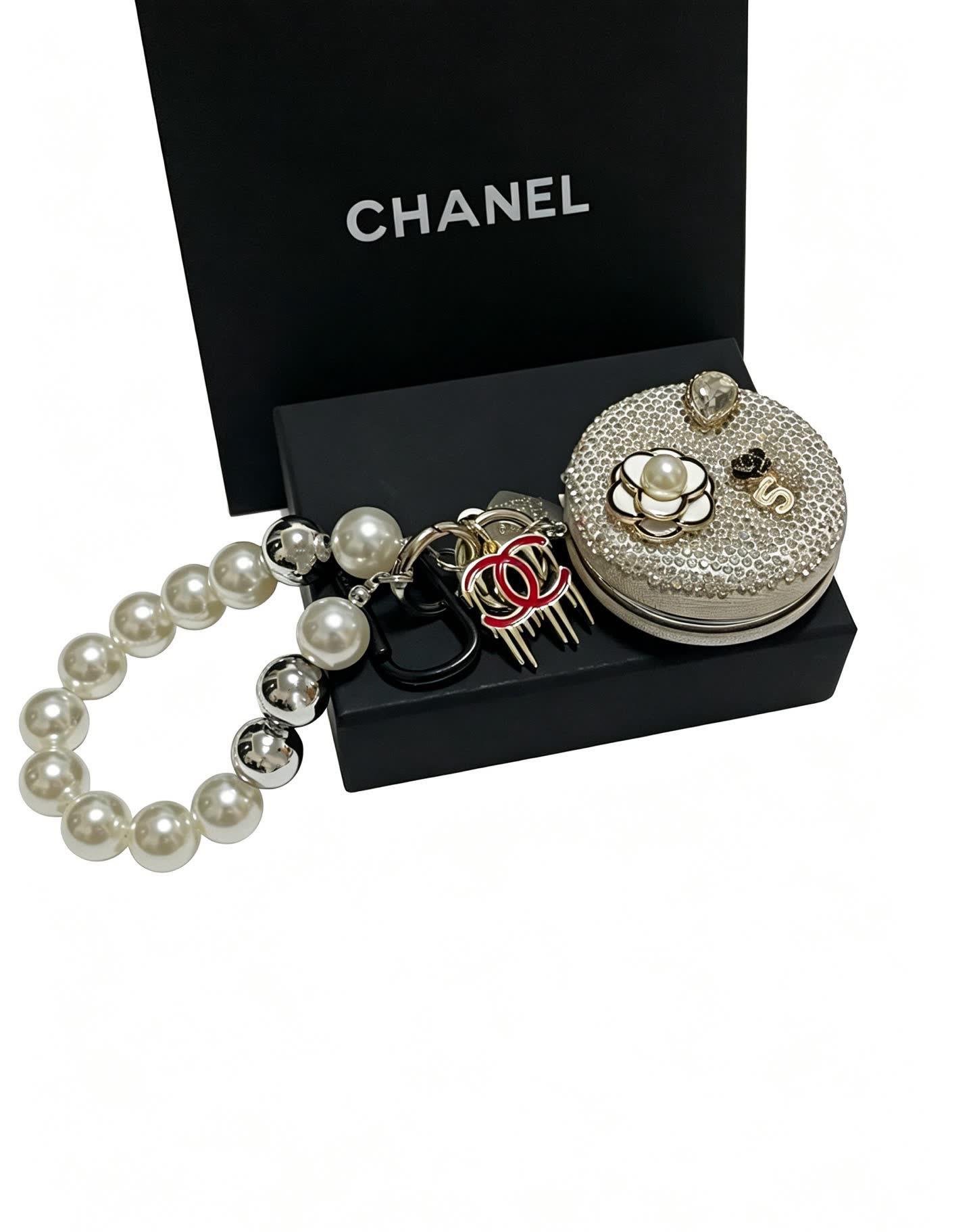 Chanel Pearl Charm Bracelet