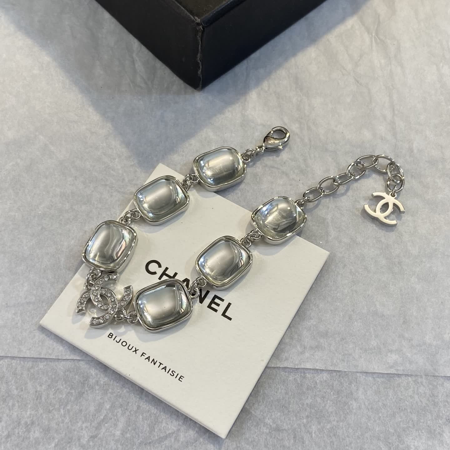 Chanel Silver Tone Bracelet Chanel Silver Tone Bracelet