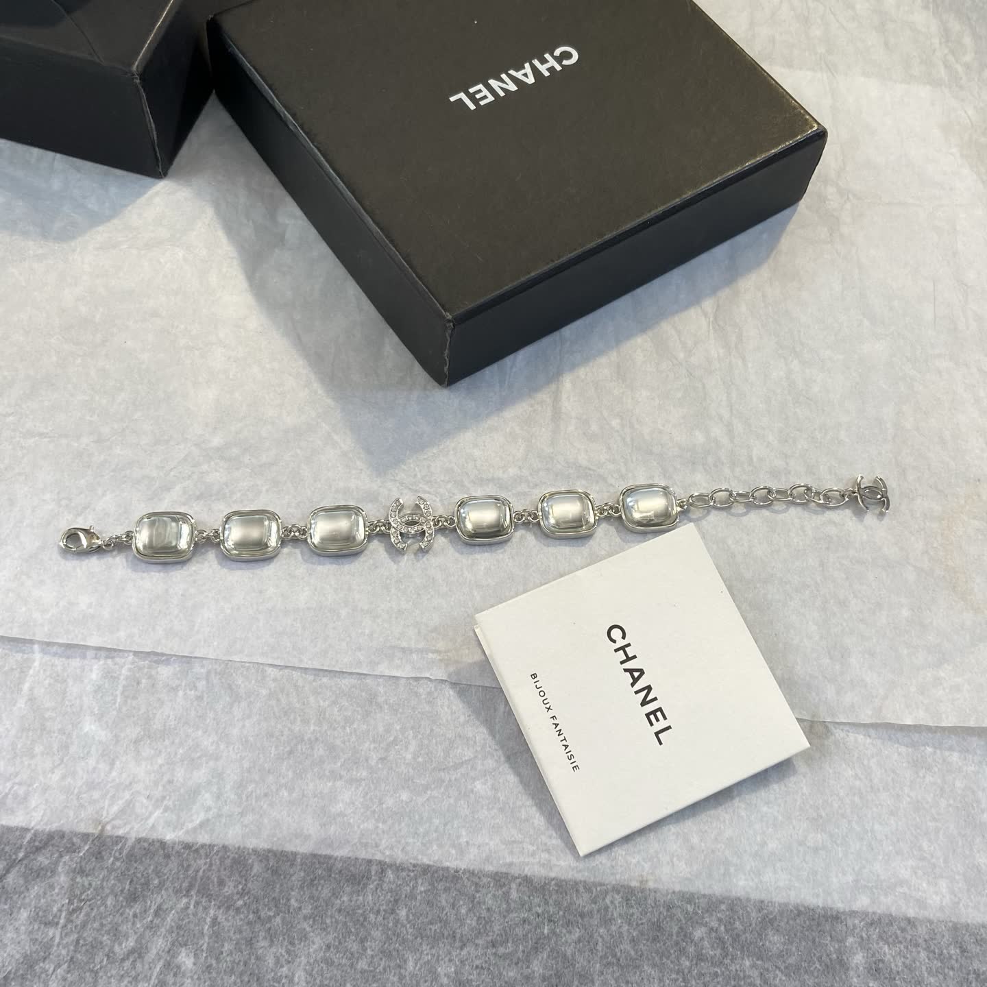 Chanel Silver Tone Bracelet