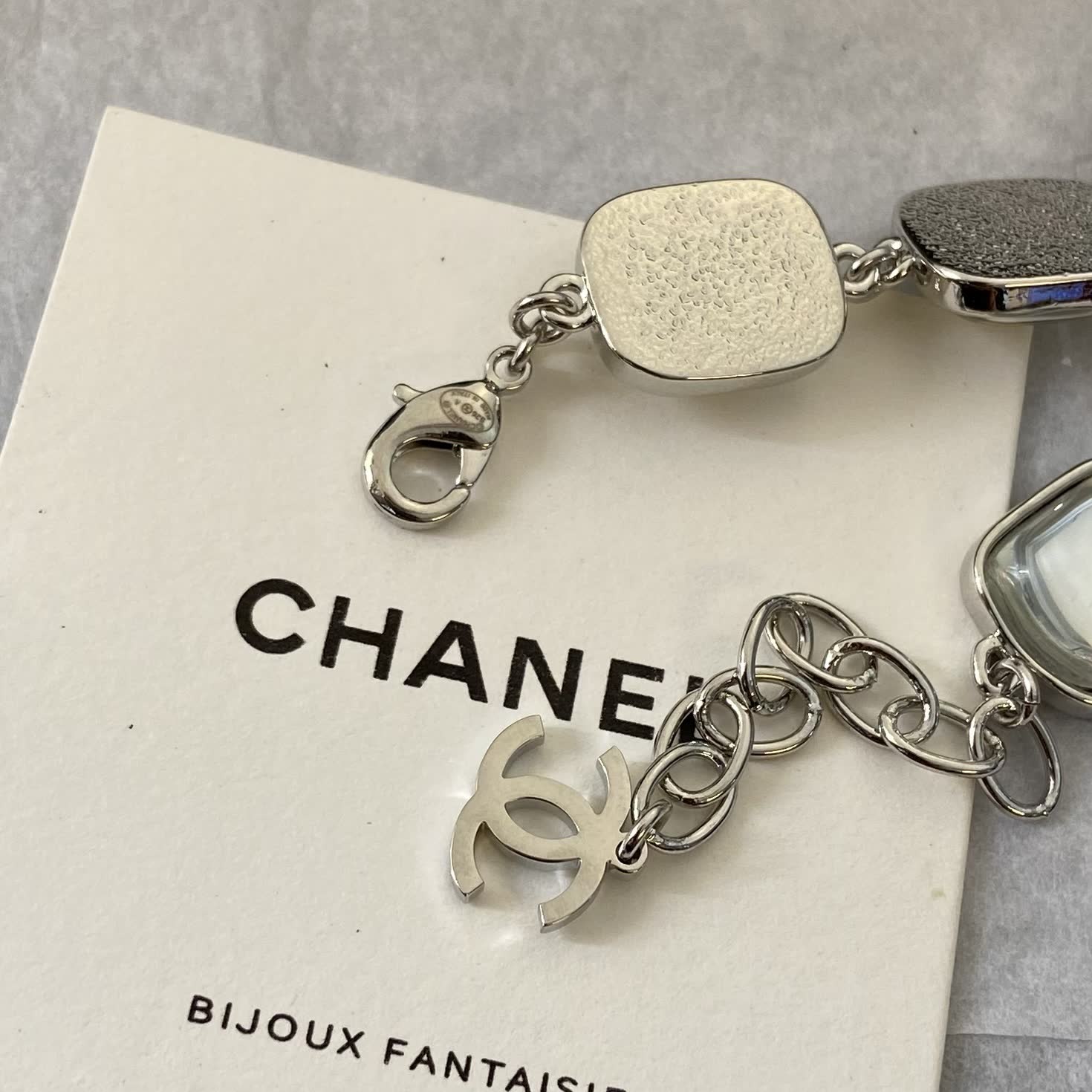 Chanel Silver Tone Bracelet