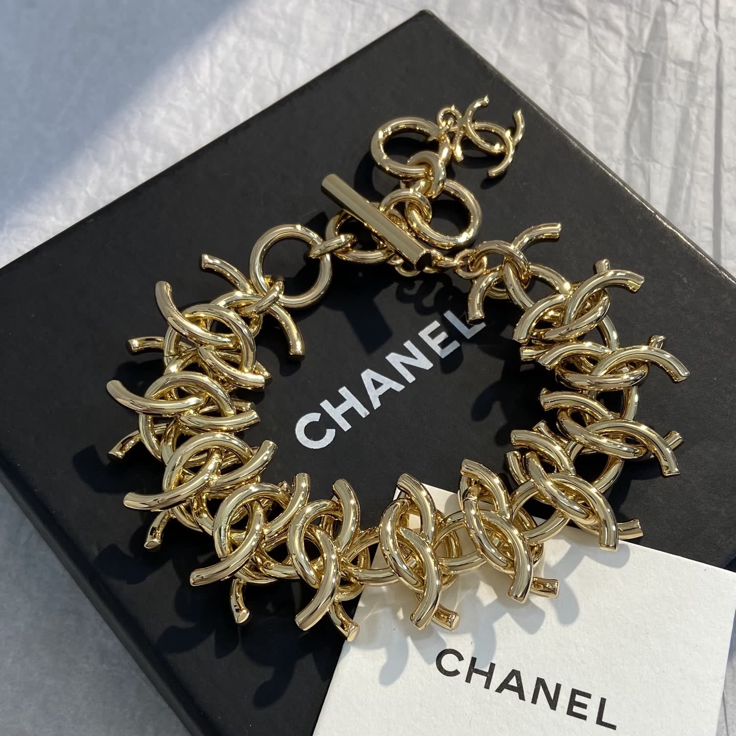 Chanel Gold Link Bracelet