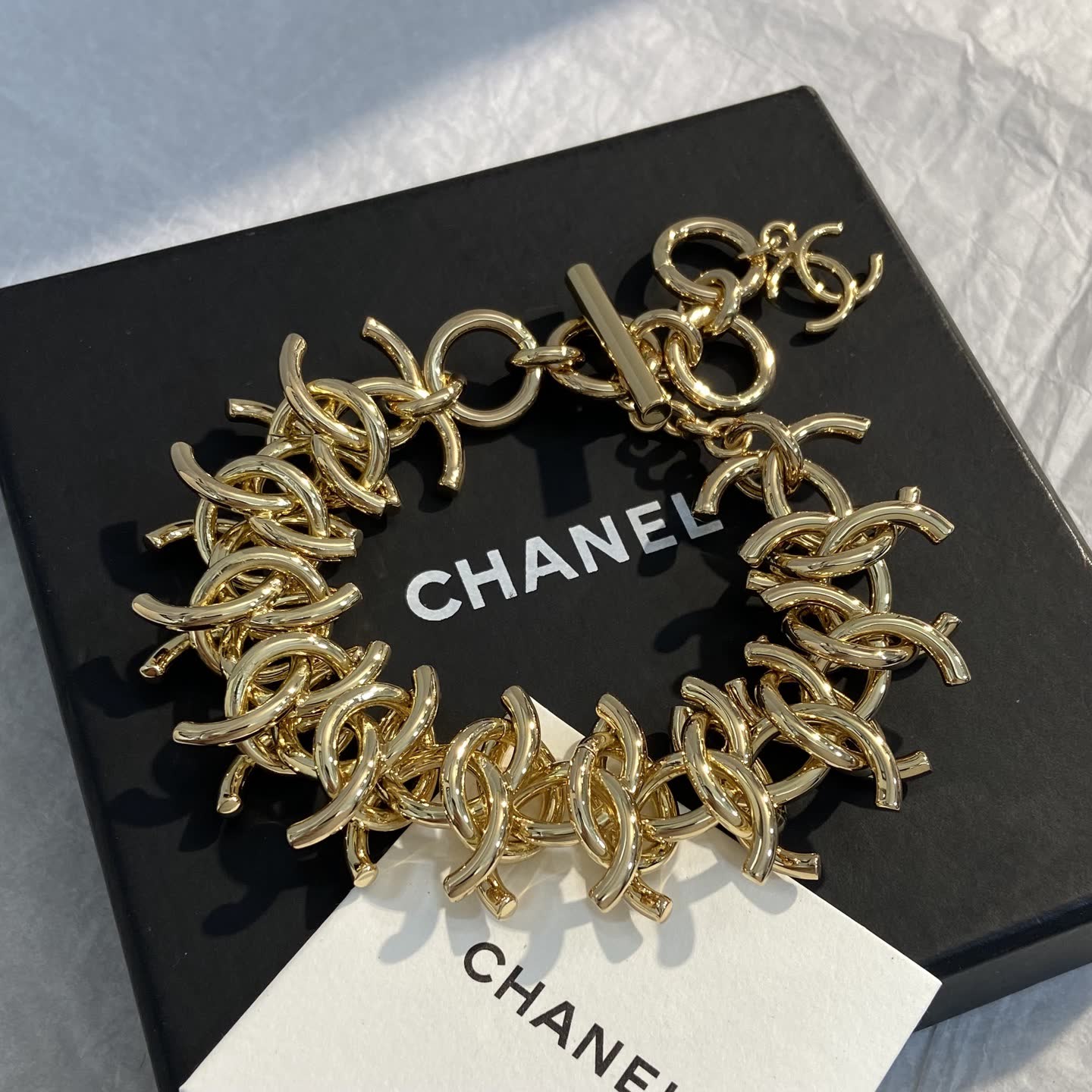 Chanel Gold Link Bracelet