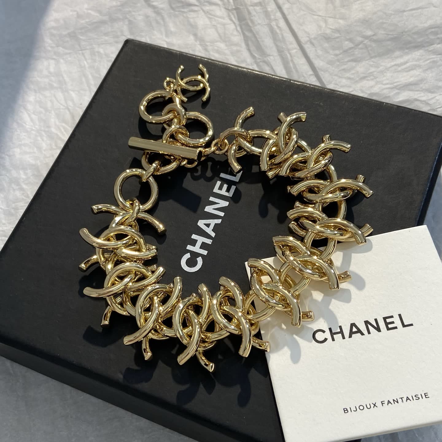 Chanel Gold Link Bracelet