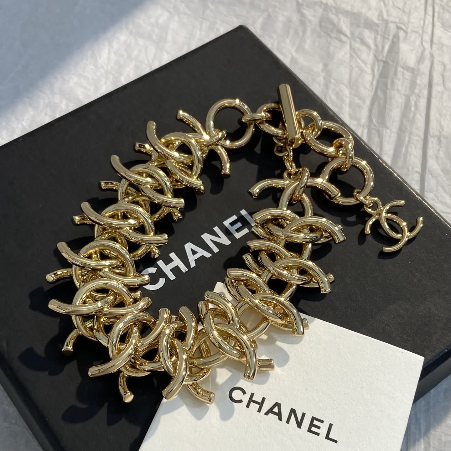 Chanel Gold Link Bracelet
