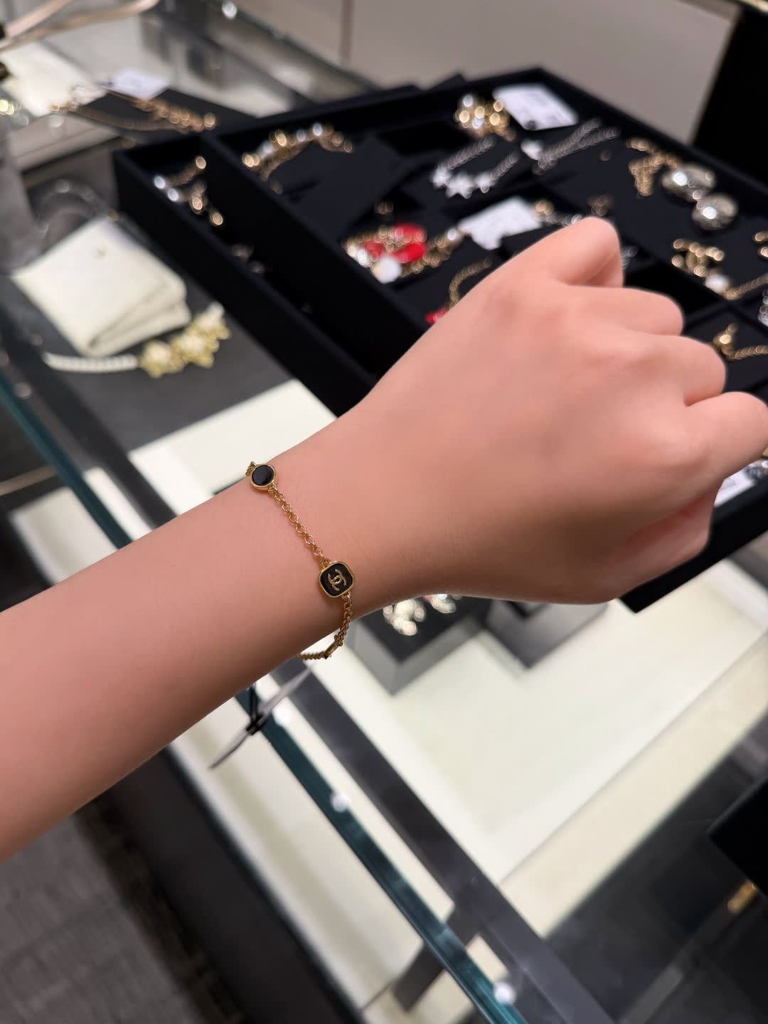 Chanel CC Logo Bracelet