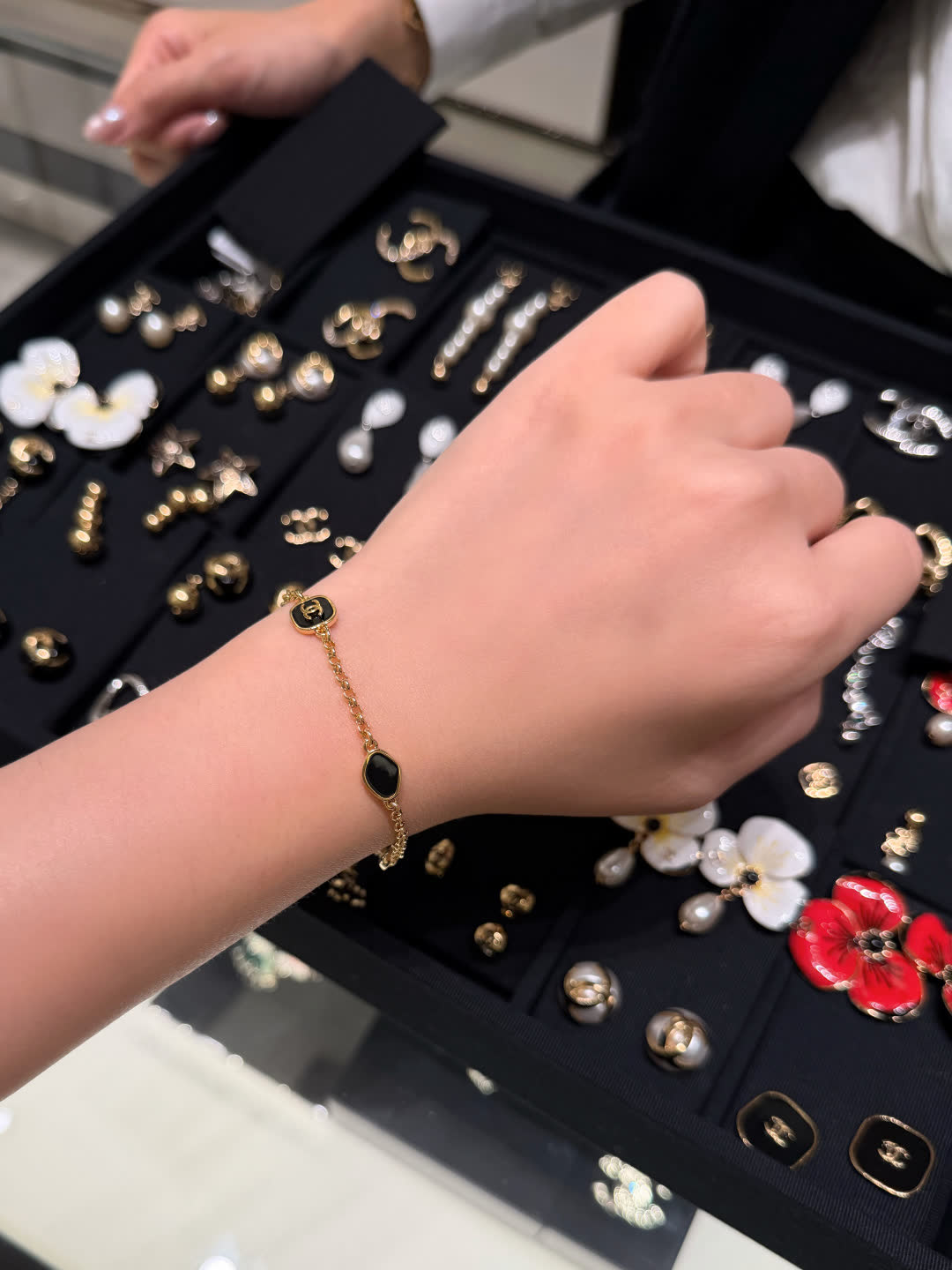 Chanel CC Logo Bracelet
