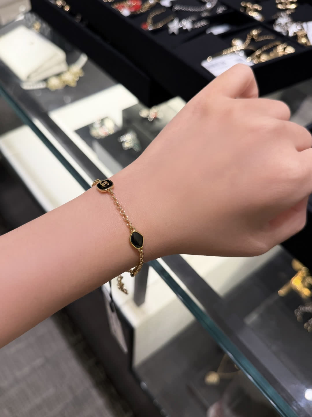 Chanel CC Logo Bracelet