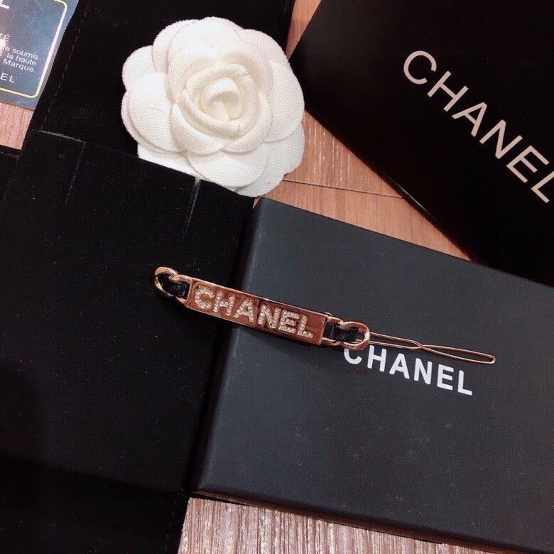 Chanel Gold Tone Logo Bar Bracelet