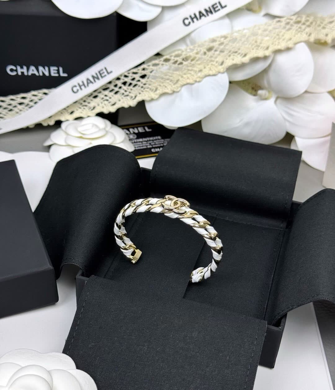 Chanel CC Logo Chain Bracelet