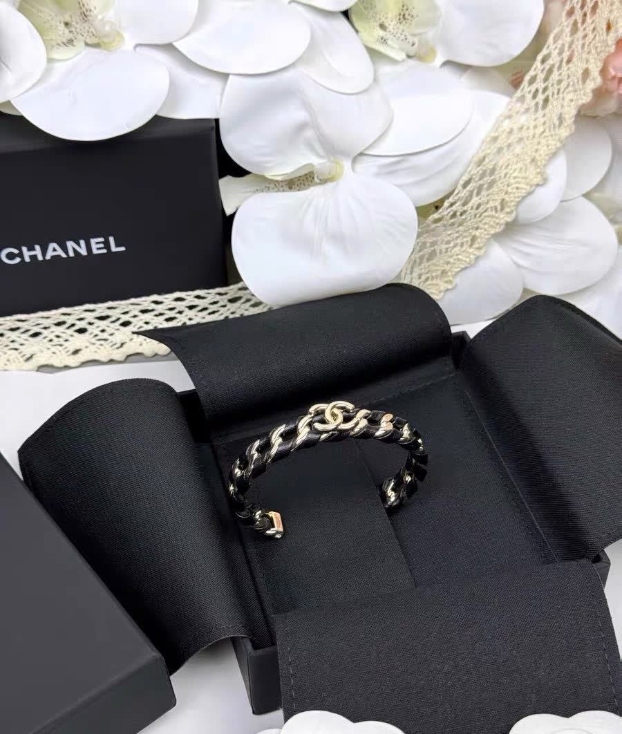 Chanel CC Logo Chain Bracelet