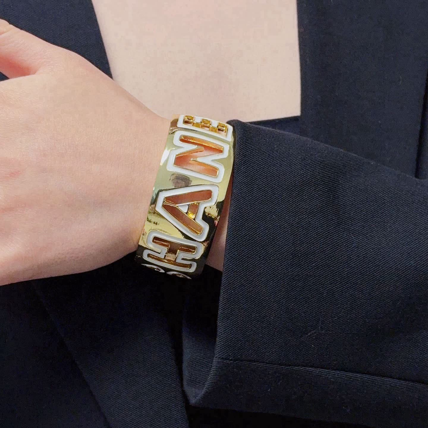 Chanel Logo Bracelet