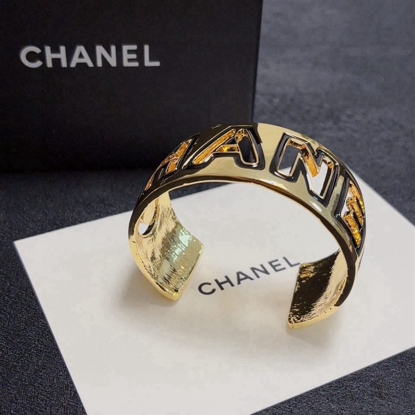 Chanel Logo Bracelet