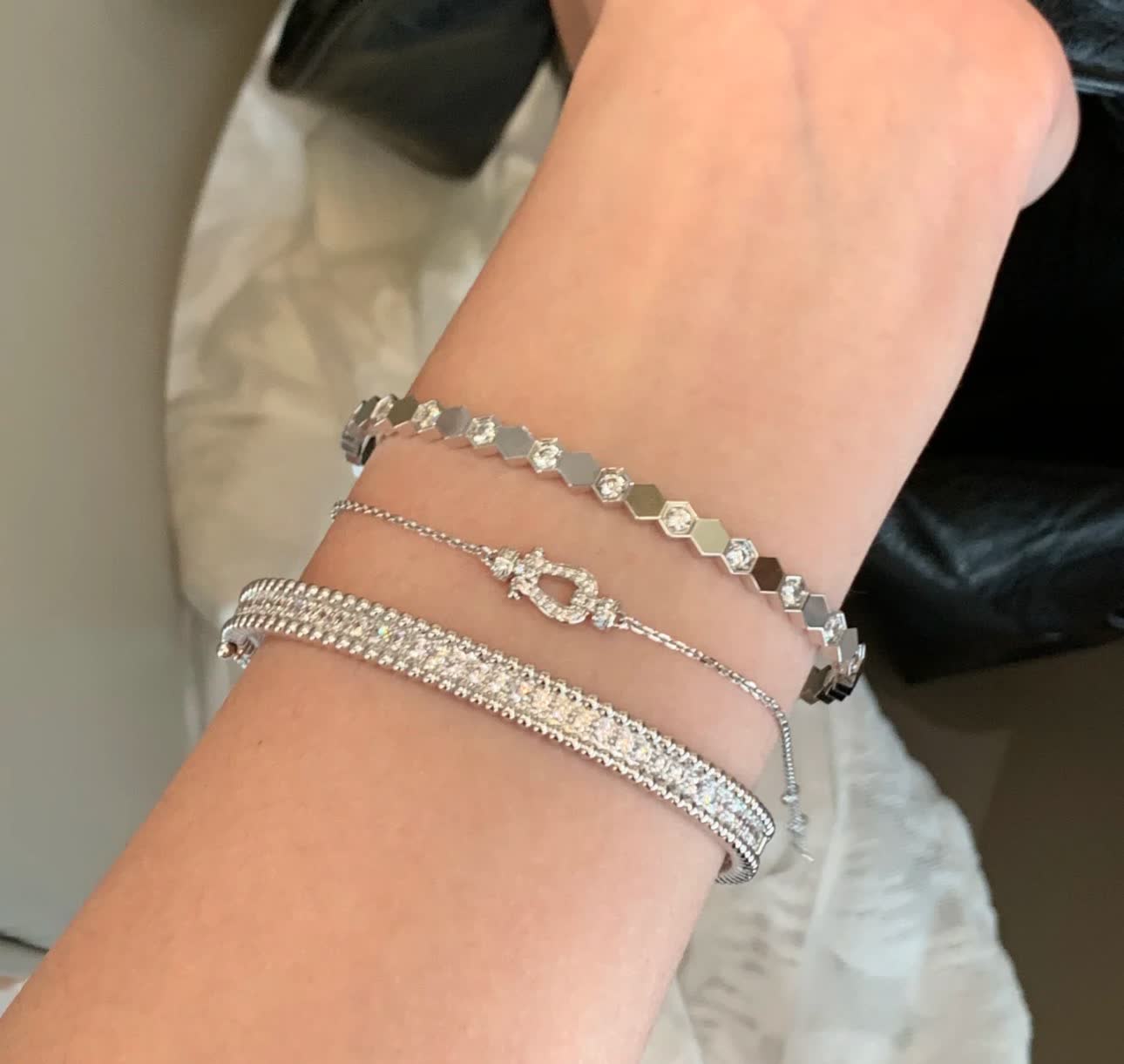 Chaumet Hexagon Diamond Bracelet