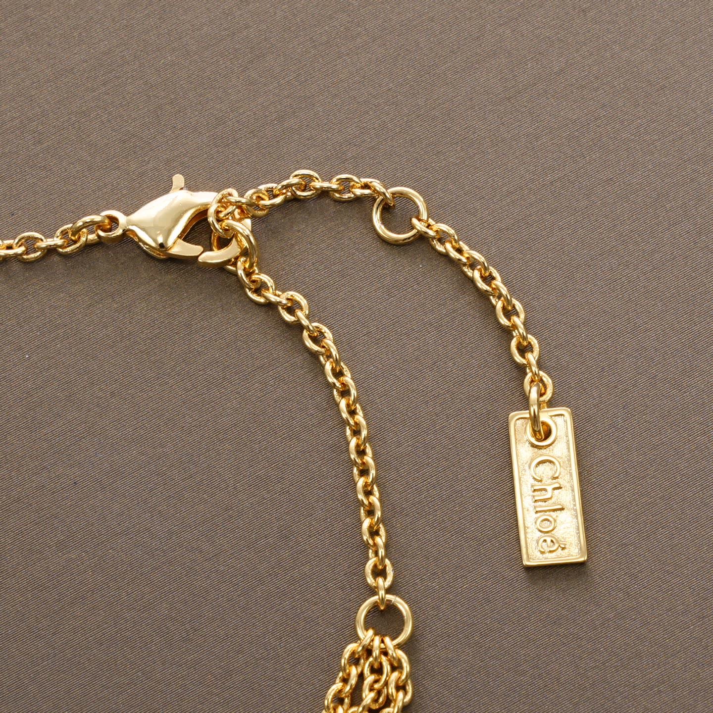 Chloe Chloé Gold-Tone Pearl Bracelet