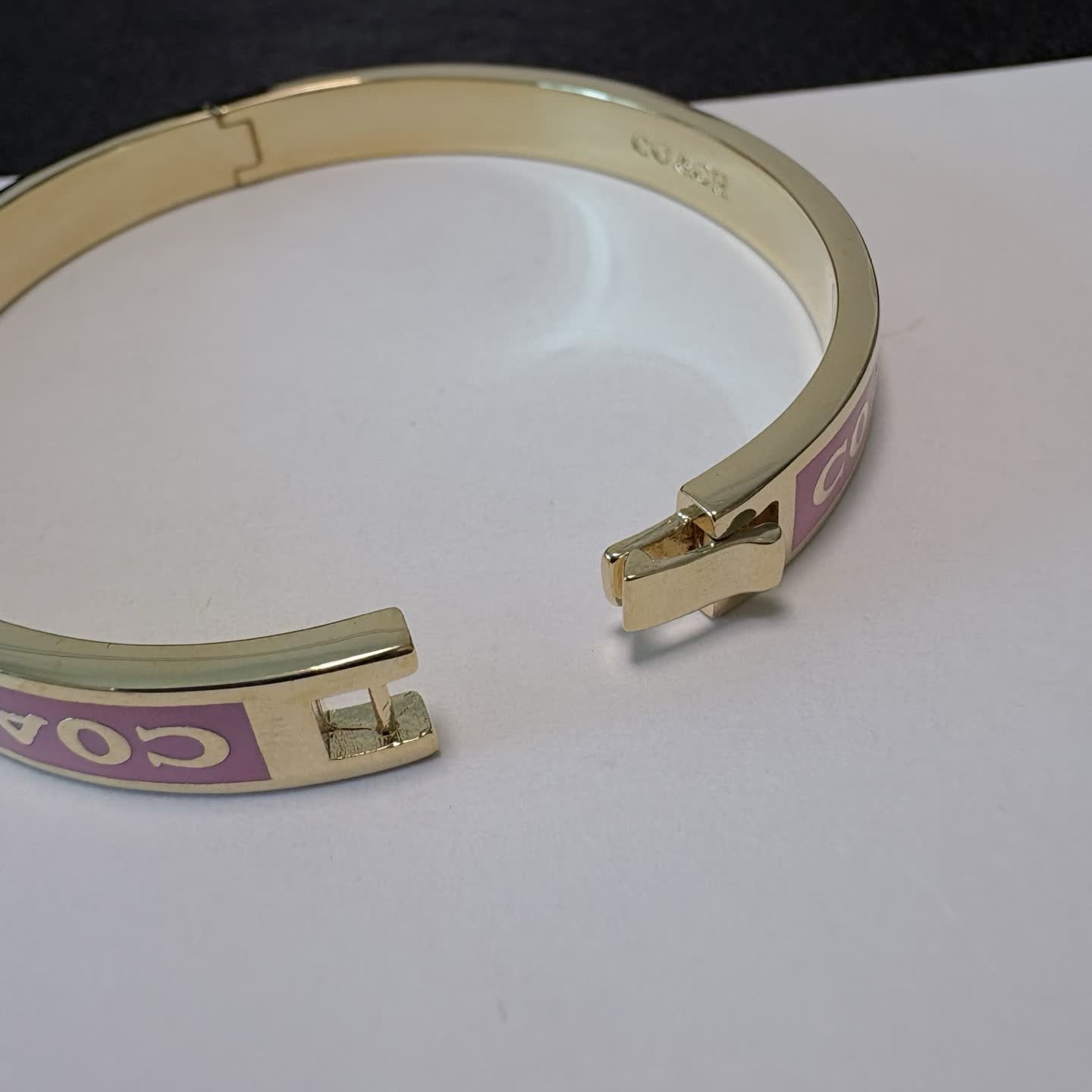 COACH Enamel Bangle Bracelet