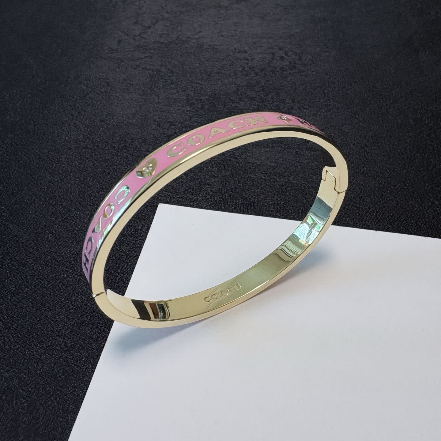 COACH Enamel Bangle Bracelet