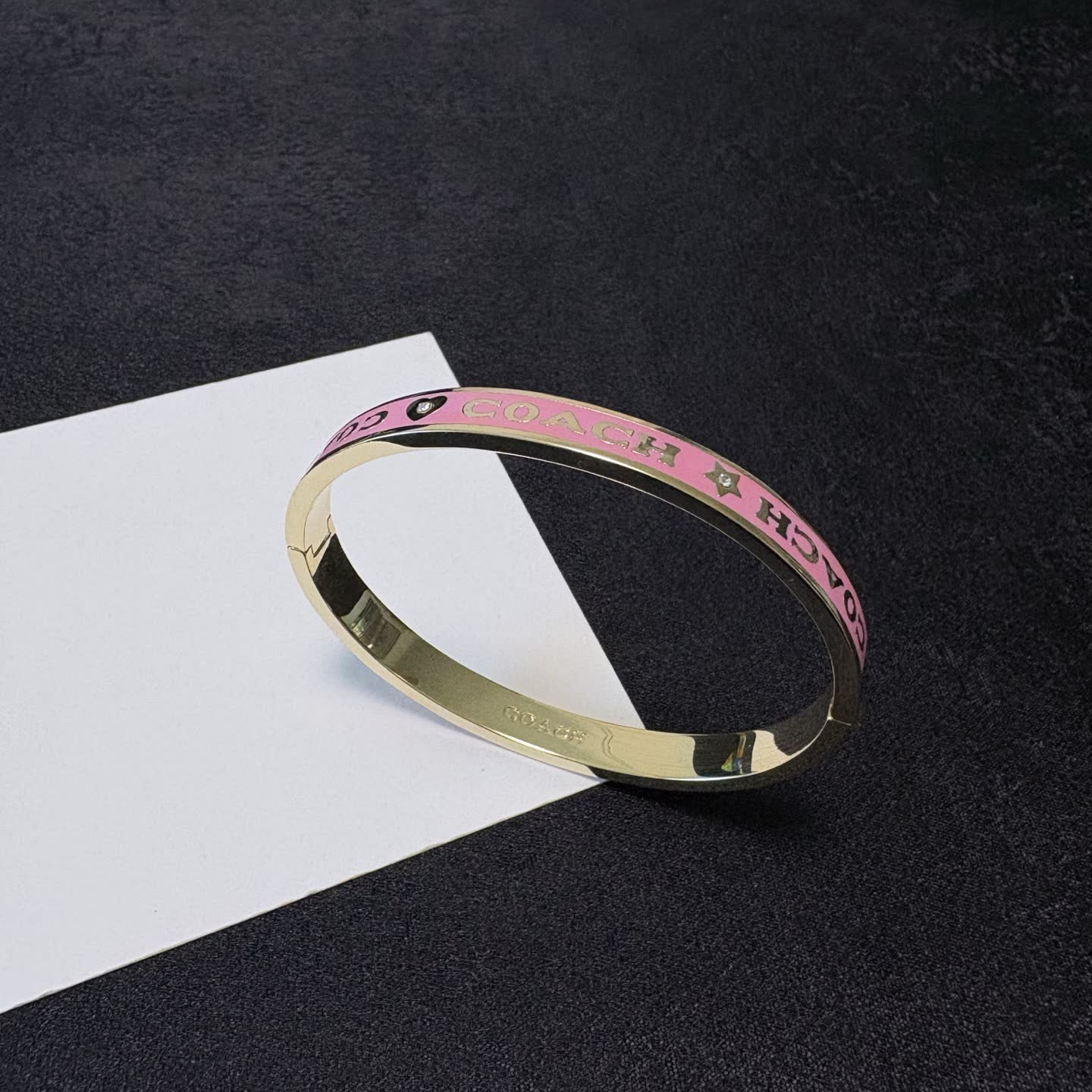 COACH Enamel Bangle Bracelet