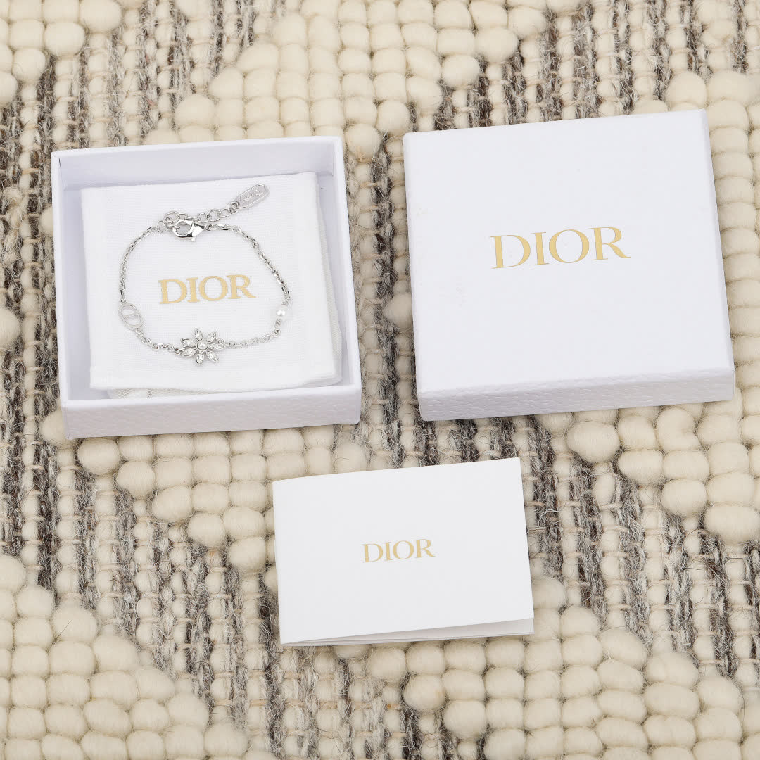 Dior Silver Flower Bracelet Dior Silver Flower Bracelet