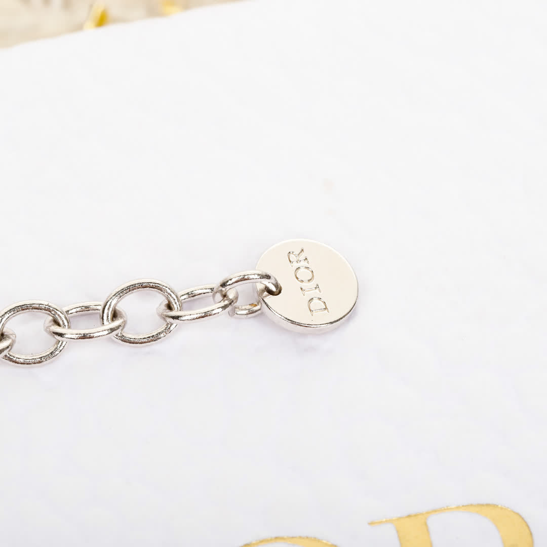 Van Cleef & Arpels Silver Charm Bracelet