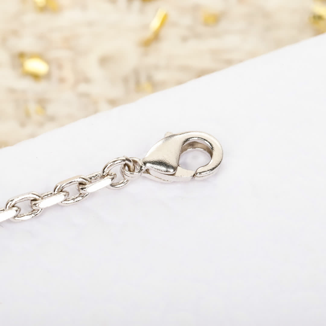 Van Cleef & Arpels Silver Charm Bracelet