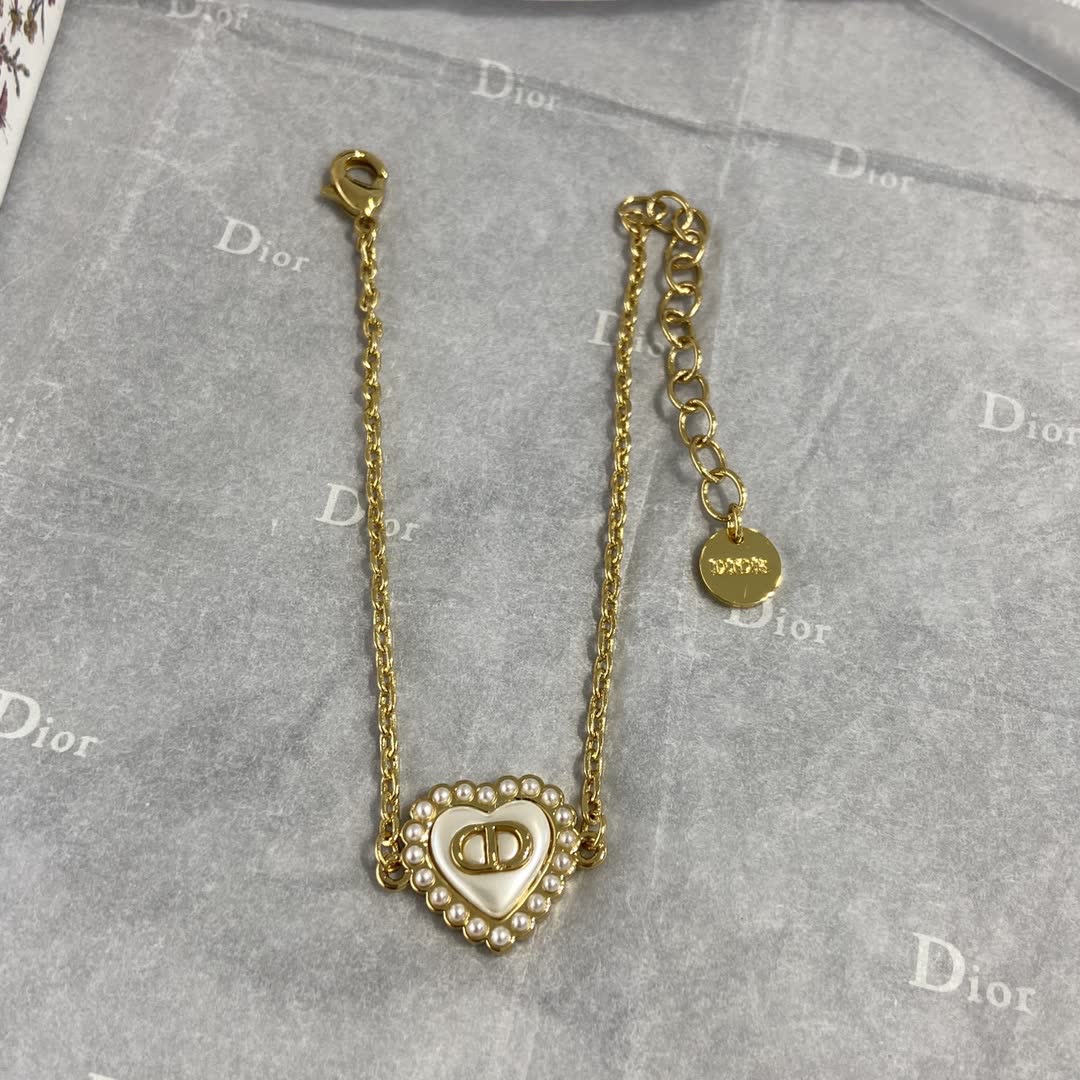 Dior Gold Heart Bracelet Dior Gold Heart Bracelet