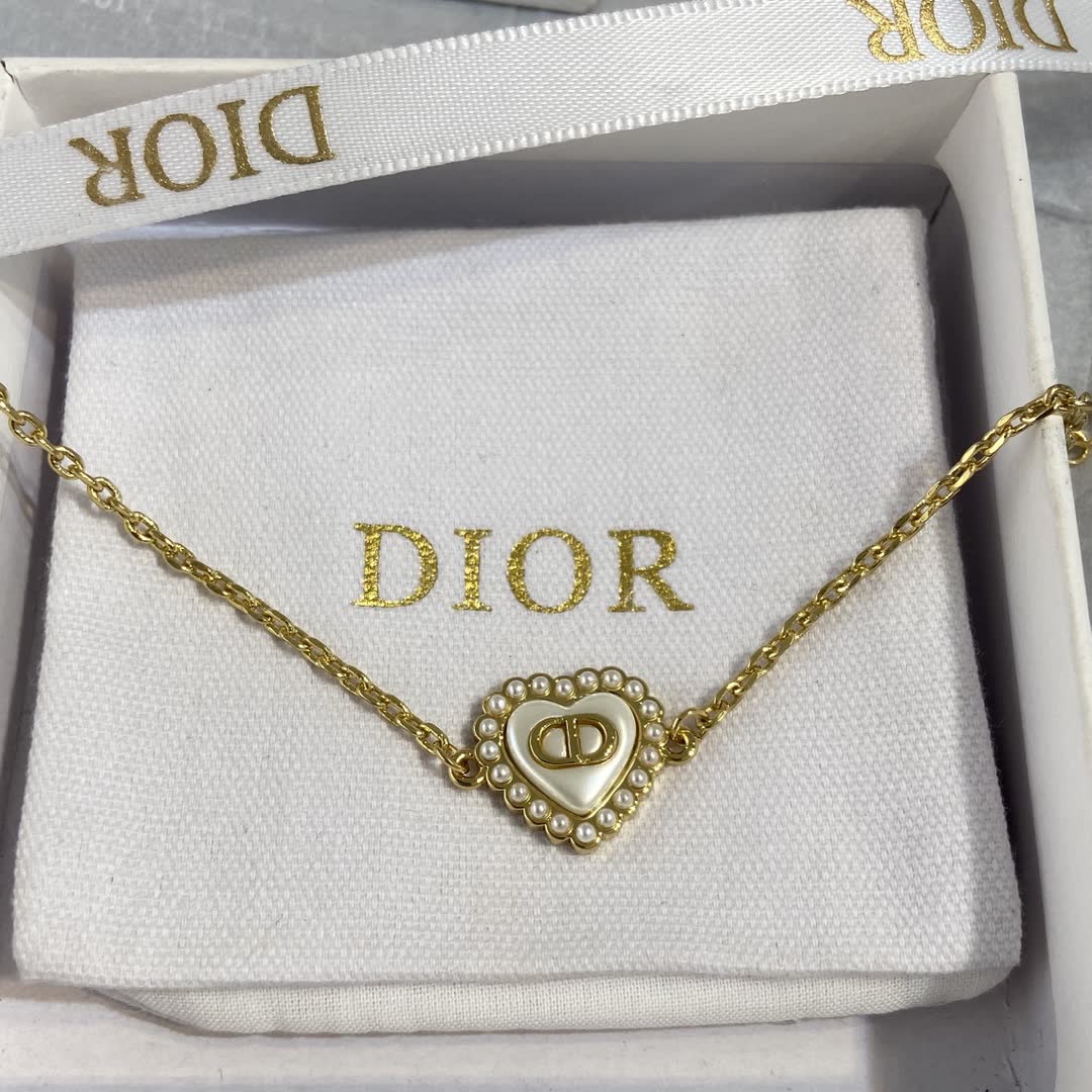 Dior Gold Heart Bracelet