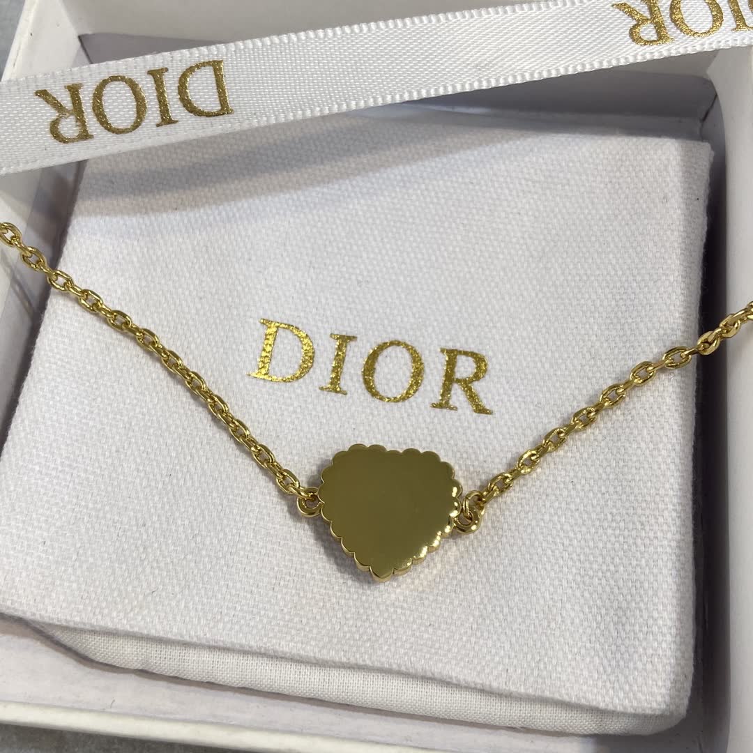 Dior Gold Heart Bracelet