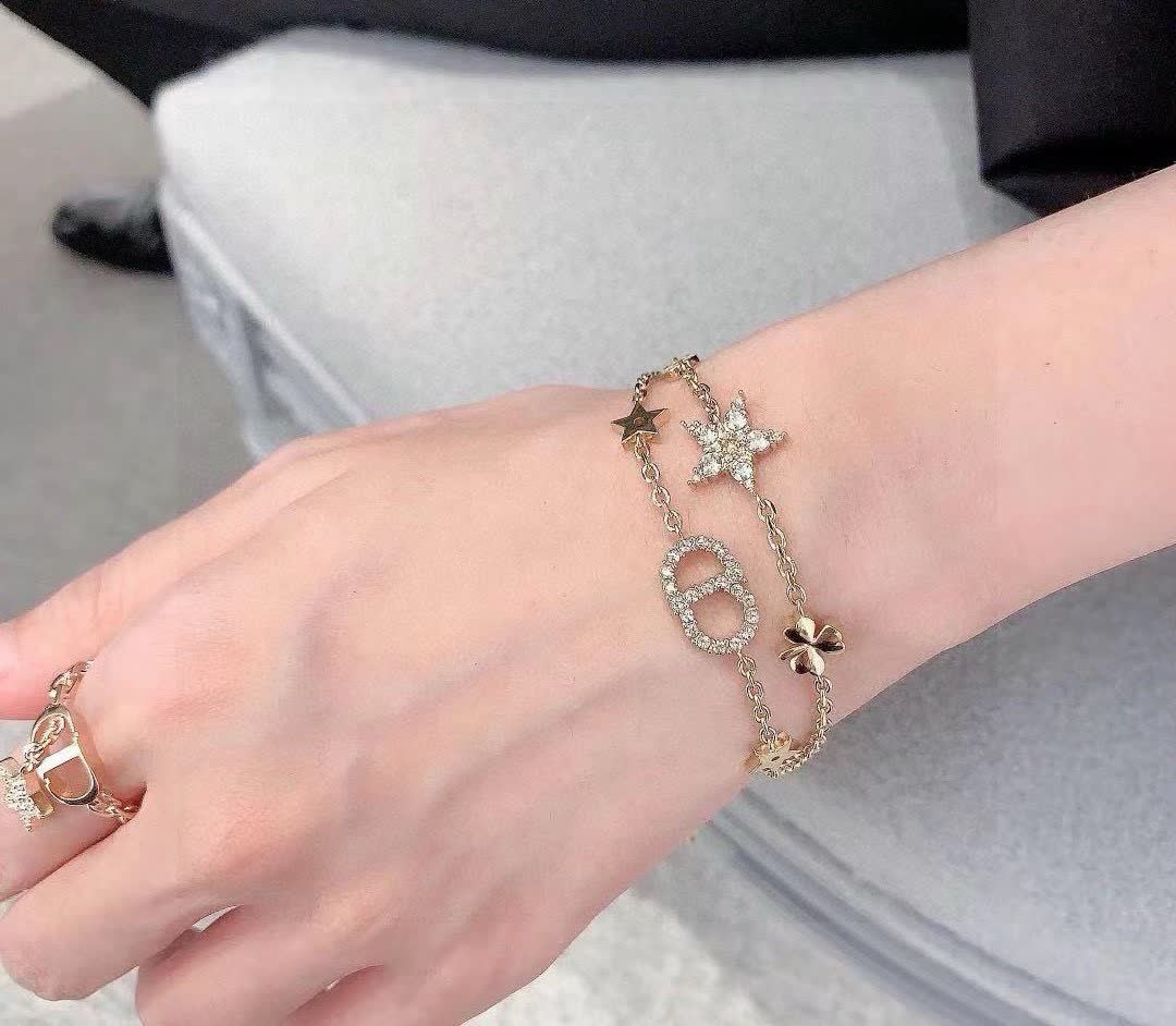 Chanel Bracelet - Star and Clover Design