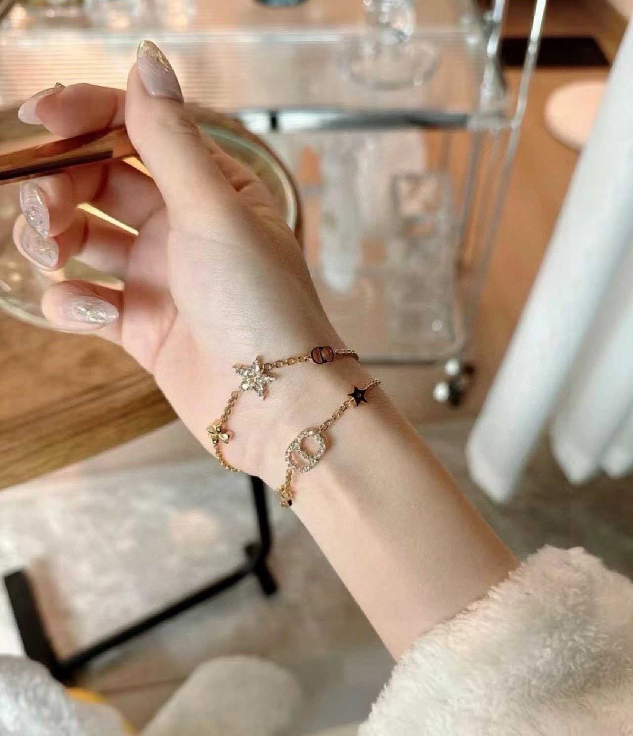 Chanel Bracelet - Star and Clover Design