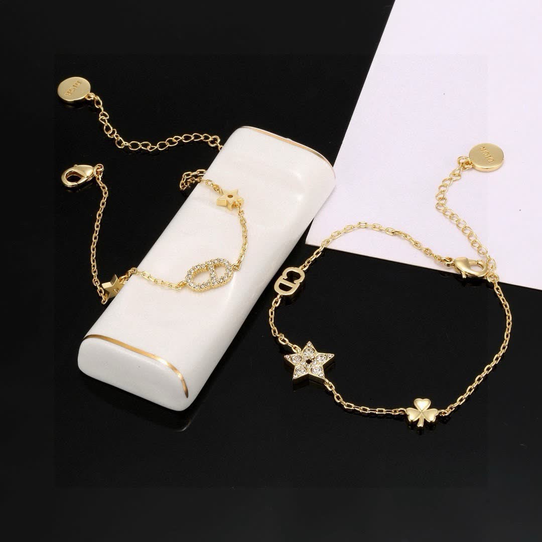 Chanel Bracelet - Star and Clover Design