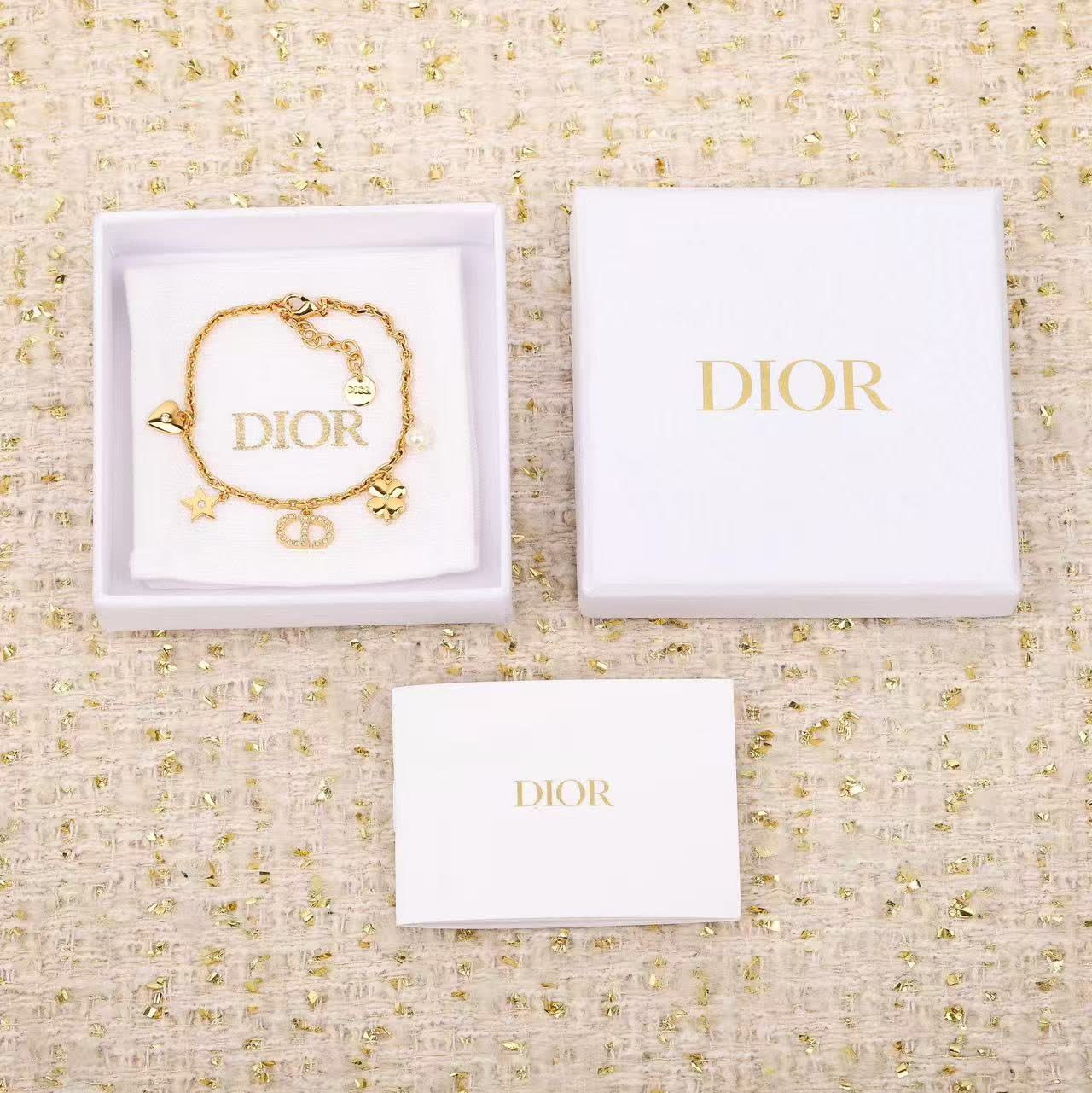 Dior Petit CD Lucky Charms Bracelet