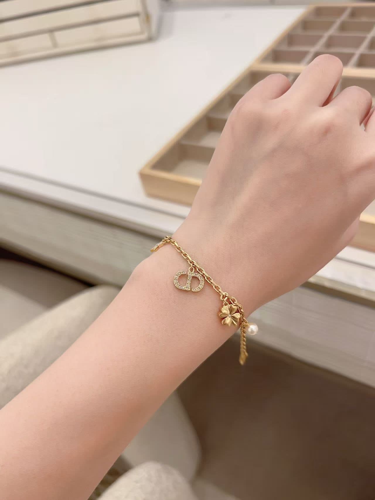 Dior Petit CD Lucky Charms Bracelet