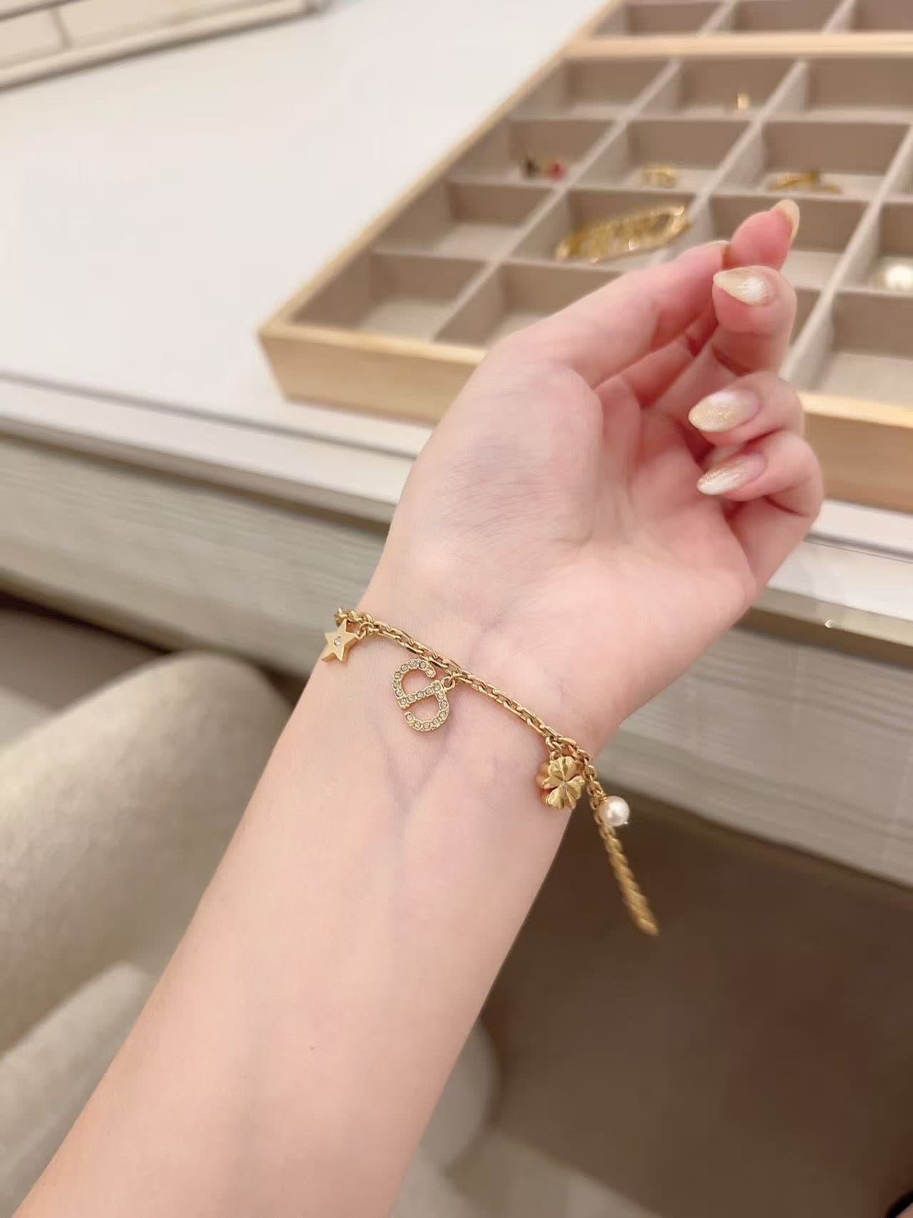 Dior Petit CD Lucky Charms Bracelet