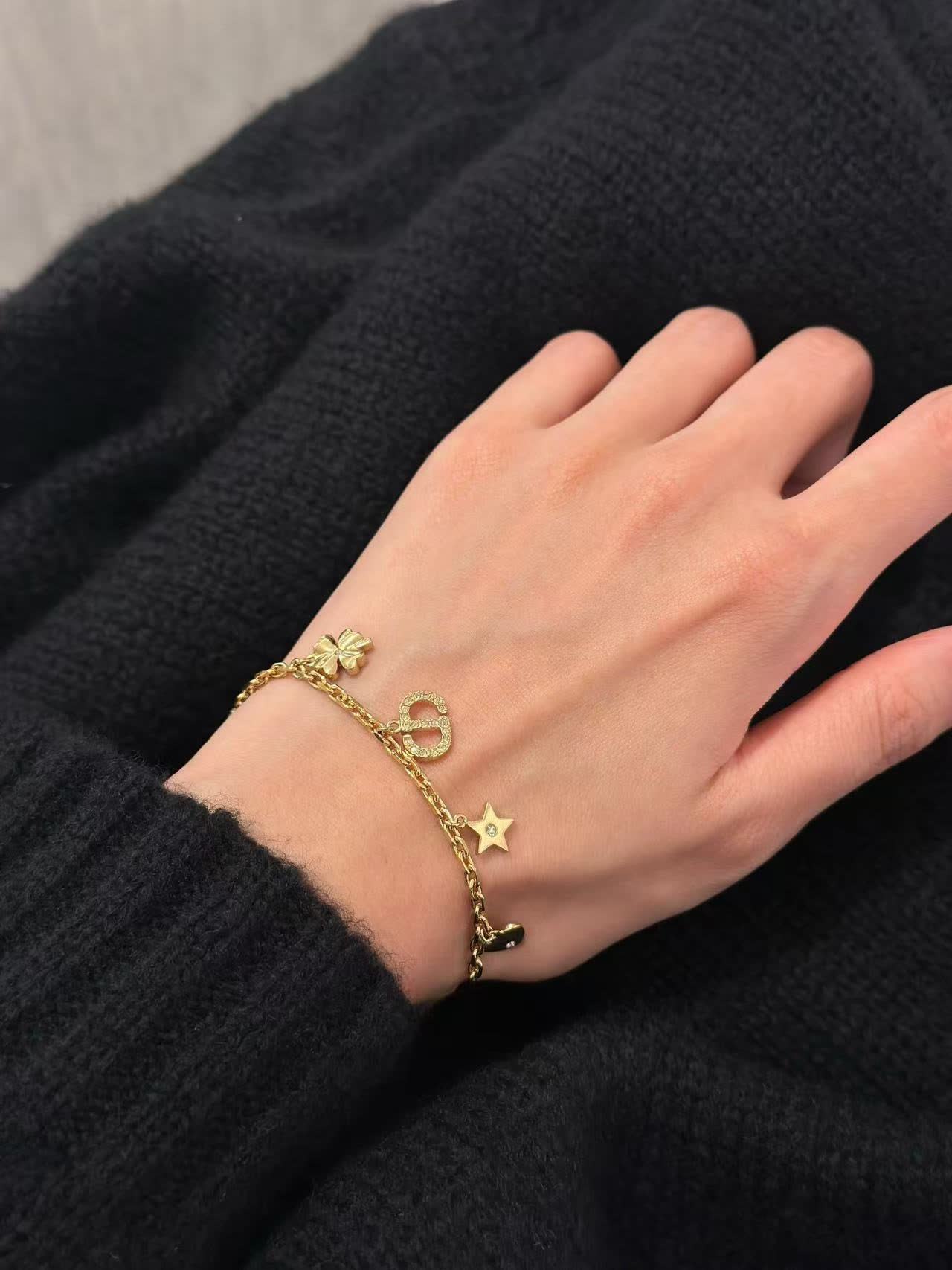 Dior Petit CD Lucky Charms Bracelet