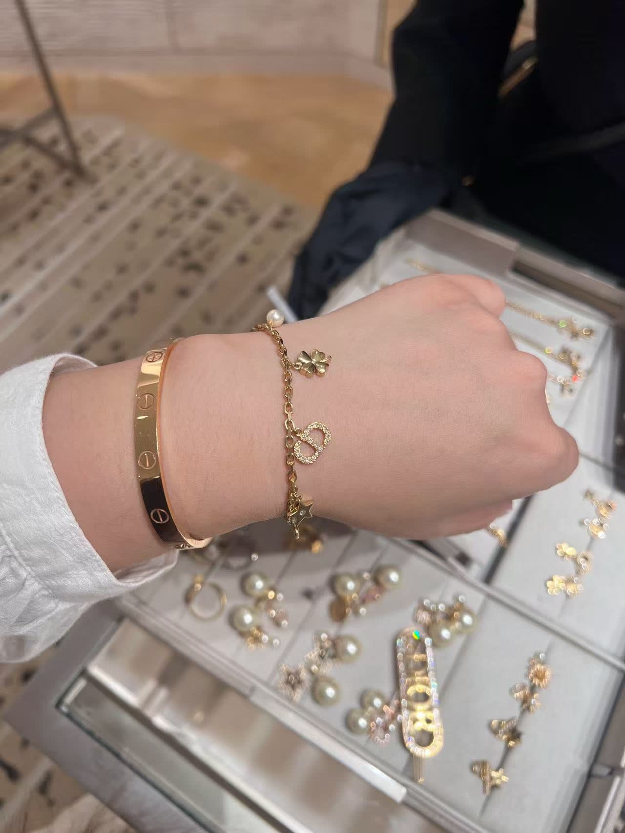 Dior Petit CD Lucky Charms Bracelet