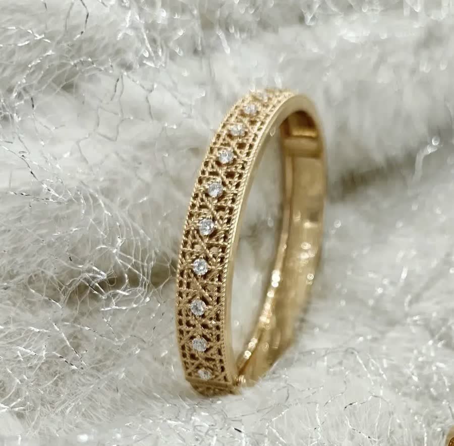 Dior Gold and Diamond Bracelet Dior Gold and Diamond Bracelet