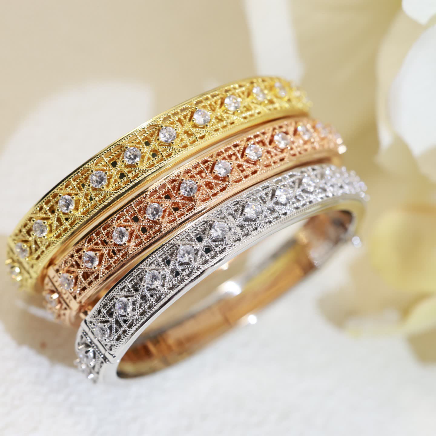 Dior Gold and Diamond Bracelet