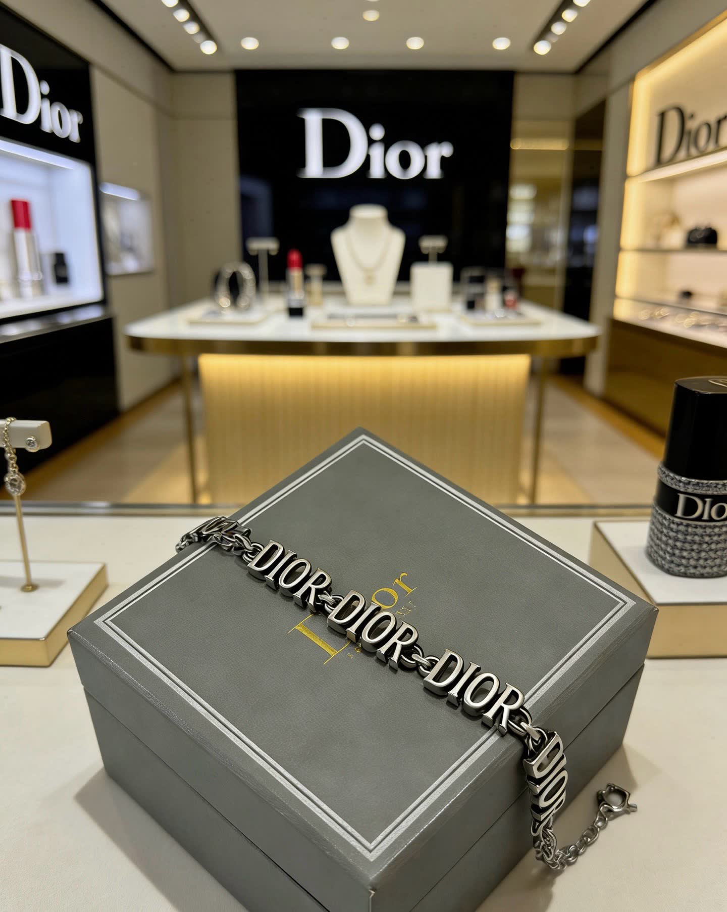 Dior Silver Tone Bracelet Dior Silver Tone Bracelet