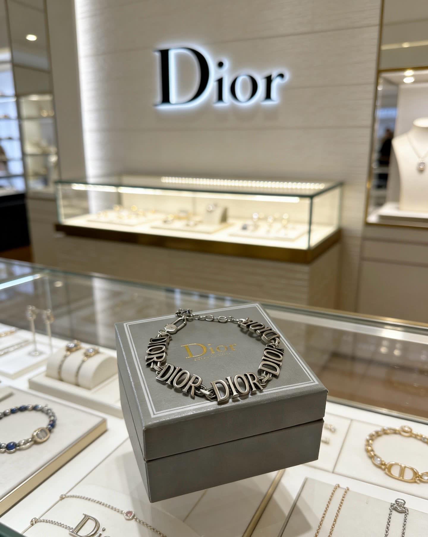 Dior Silver Tone Bracelet